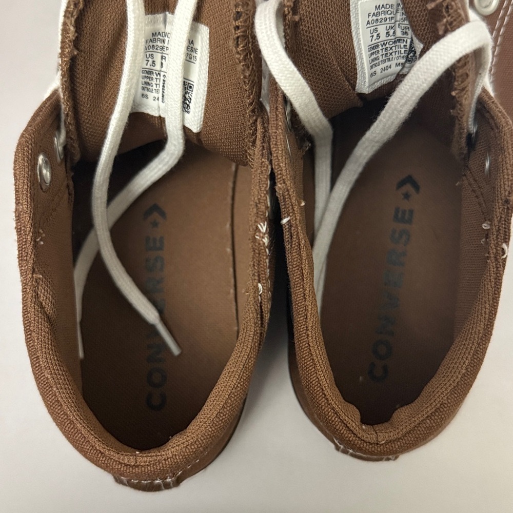 Converse Chuck Taylor All Star Madison Mid Sneakers in Bear Nap Brown Size 7.5 - Picture 6 of 7